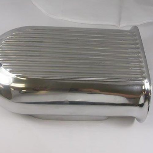 HOOD SCOOP POLISHED ALUMINIUM SINGLE “HILBORN STYLE”