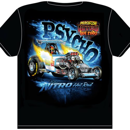 PSYCHO NITRO HOT ROD T-SHIRT  YOUTH SMALL 6-8