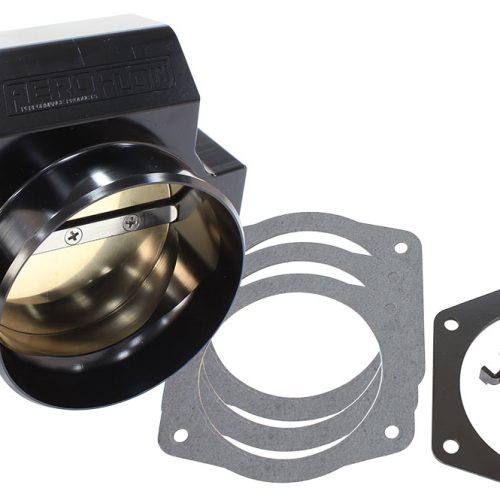 GM LS 95MM THROTTLE BODY BLACK USES STD IDLE & TPS