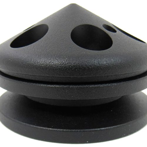 BLACK ALTERNATOR PULLEY SINGLEGROOVE SBC ALUM LONG STYLE