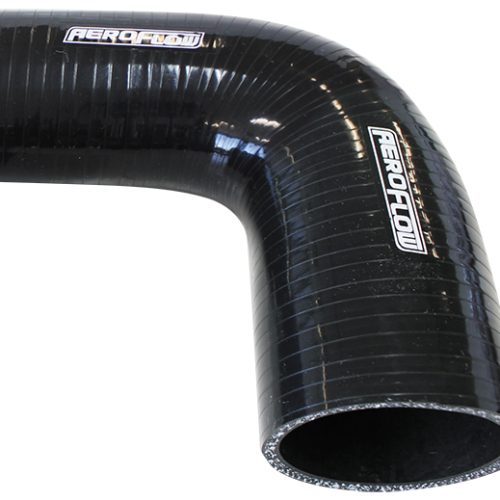 Silicone Hose Reducer 90 Deg; Black I.D 4.00-3.25″ 102-83mm,