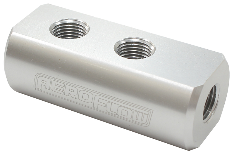 COMPACT DISTRIBUTION BLOCK 1 IN, 4 OUT ALL PORTS 1/8" NPT