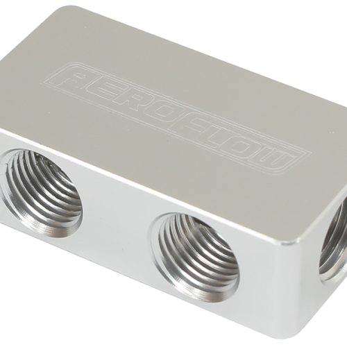 COMPACT DISTRIBUTION BLOCK 2 IN, 4 OUT ALL PORTS 1/8″ NPT