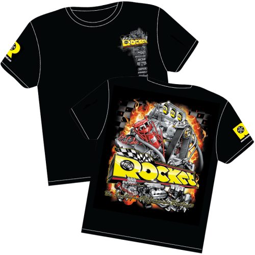 ROCKET BLACK T SHIRT YOUTH MEDIUM 10-12