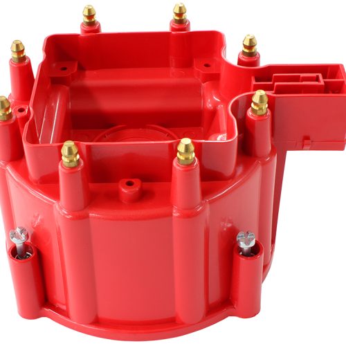 CHEV V8 HEI DISTIBUTOR CAP    RED COLOUR SUITS 4010-8362