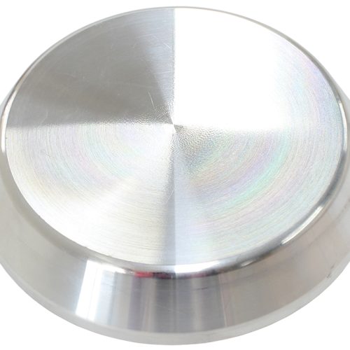 WELD ON MACHINED TANK END FOR 2.75″ ALUMINIUM PIPE 45DEG