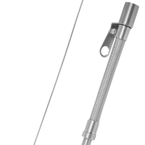 FORD 351C FLEXABLE ENGINE     S/STEEL DIPSTICK. TIMING COVER