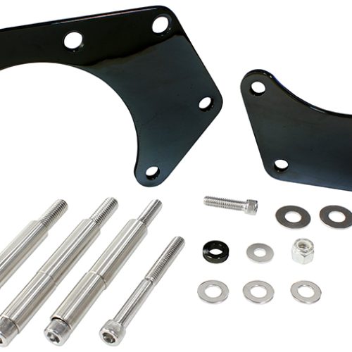 LOW MOUNT ALT BRACKET BLACK B/B CHEV WITH LONG WATER PUMP