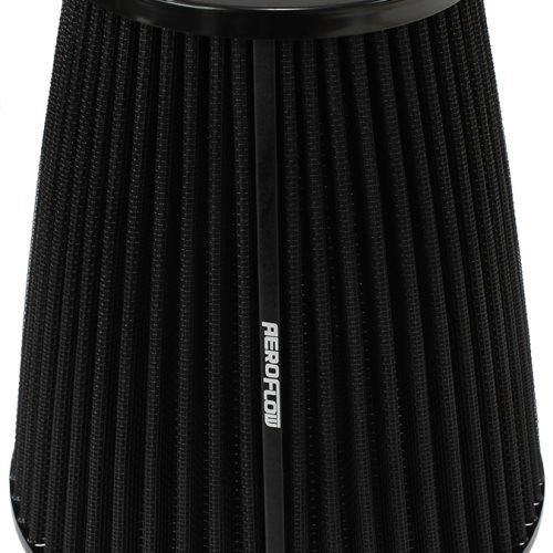 6″ CLAMP-ON INV TAPERED FILTER7.5 / 4.7 O.D, 8″ H BLACK