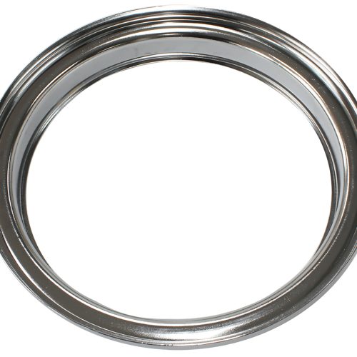 9″ AIR CLEANER BASE ONLY      FLAT BASE CHROME 7-5/16″