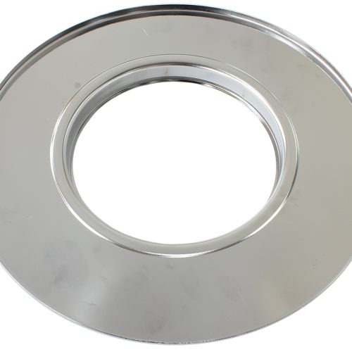14″ AIR CLEANER BASE ONLY     FLAT BASE CHROME 7-5/16″