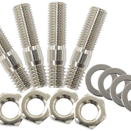 CARBURETTOR STUD KIT STANDARD 1-3/8″ 35mm OAL HEX CHROME