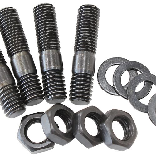 CARBURETTOR STUD KIT STANDARD 1-3/8″ 35mm OAL HEX BLACK
