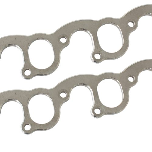 Ford 302-351C header flanges  1-3/4″ oval port PAIR