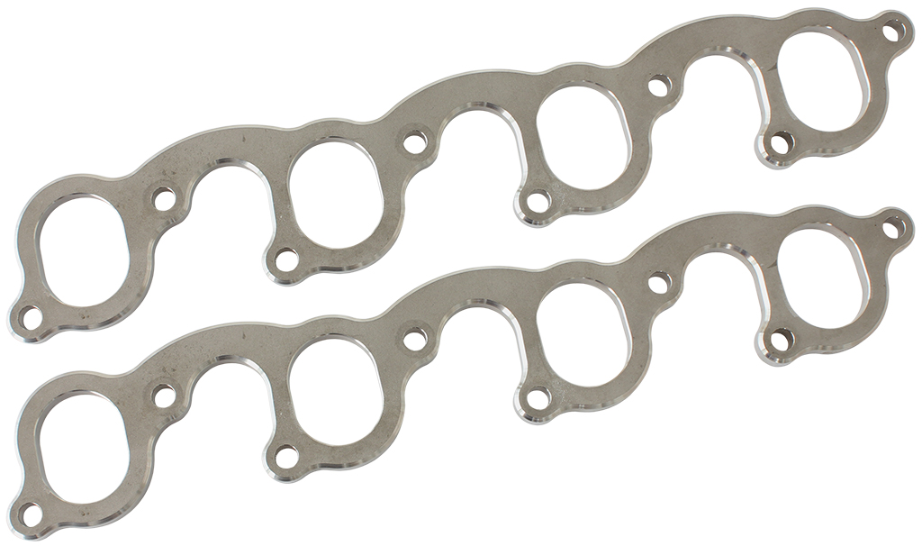 Ford 302-351C header flanges 1-7/8" oval port PAIR