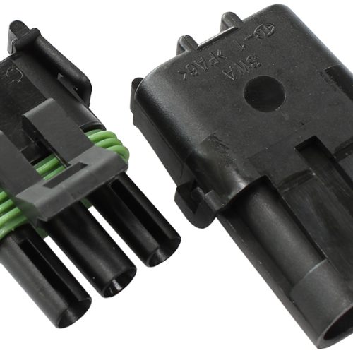 WEATHERPACK 3 PIN CONNECTOR MALE/FEMALE, PINS & SEALS
