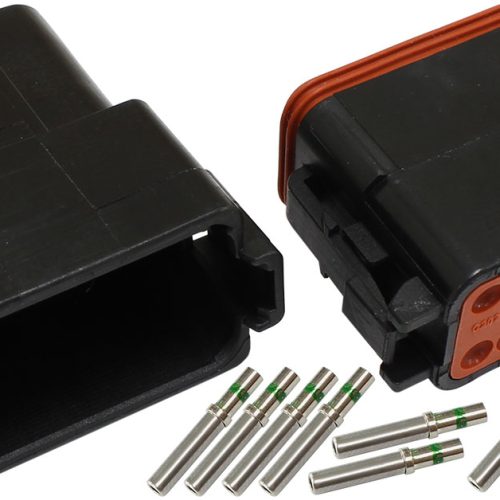 WEATHERTIGHT 12 PIN CONNECTOR KIT DEUTSCH DT STYLE BLACK