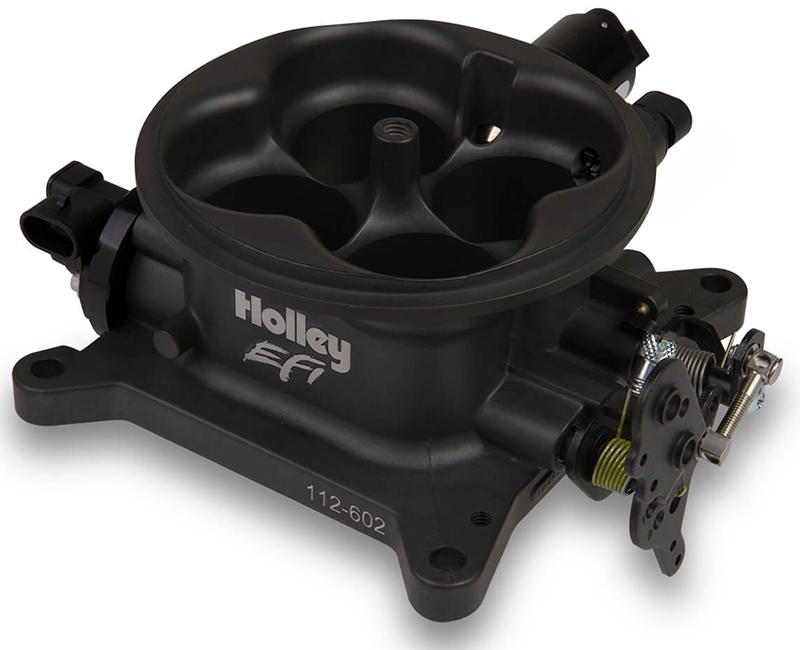 4150 EFI THROTTLE BODY, GREY INCL IAC & TPS, HARD CORE GREY