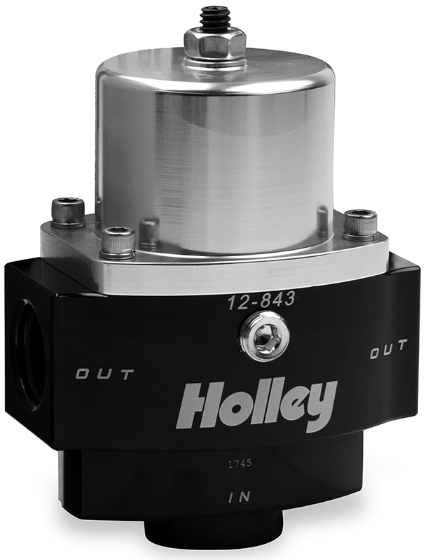 REGULATOR BILLET 4.5-9 PSI 2 PORT-10ORB INLET -8ORB OUT