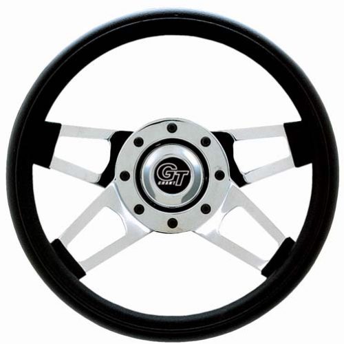 GRANT CHALLENGER 13-1/2 DIA   3-1/2 DISH – CHROME SPOKES