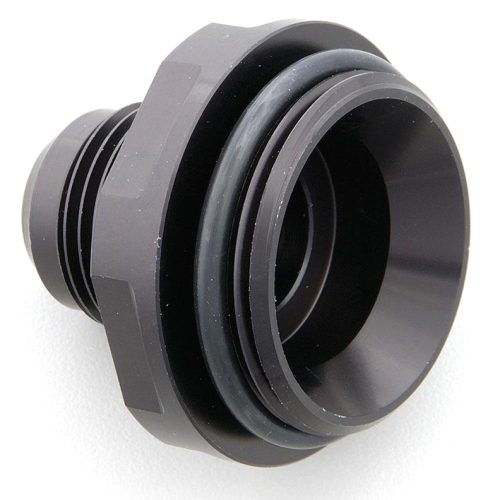 WN STYLE FITTING, -12AN BLACK SUITS WATER NECK OR PUMP