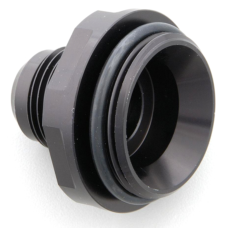 WN STYLE FITTING, -12AN BLACK SUITS WATER NECK OR PUMP