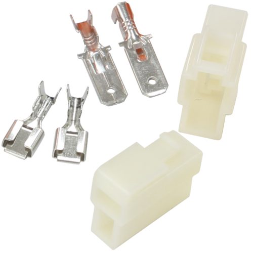 2 PIN ELECTRICAL CONNECTOR AUTOMOTIVE SPADE STYLE