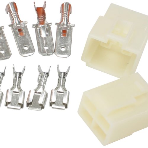 4 PIN ELECTRICAL CONNECTOR AUTOMOTIVE SPADE STYLE