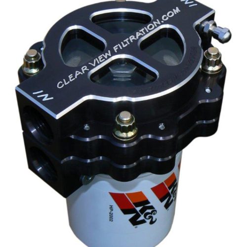 4″ SCREW ON OIL FILTER        -12 115 MICRON BLACK