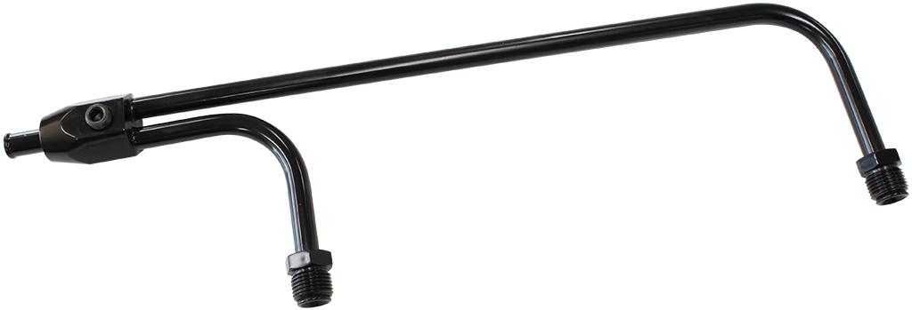 BLACK FUEL RAIL 9-5/16" B/C 4150 DOUBLE PUMPER 3/8"