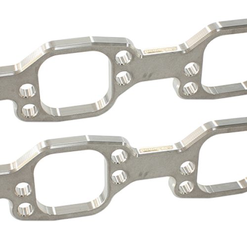 Ford 289-351W header flanges  2″ square port, Victor jr PAIR