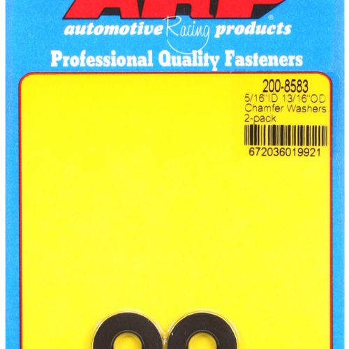 5/16″ ID WASHERS WITH CHAMFER .812″ OD, .120″ THICK, 2-PK