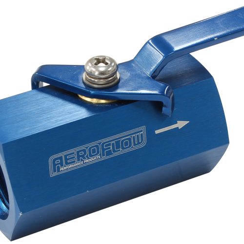 SHUT OFF VALVE -10ORB BLUE    FEMALE -10ORB PORTS