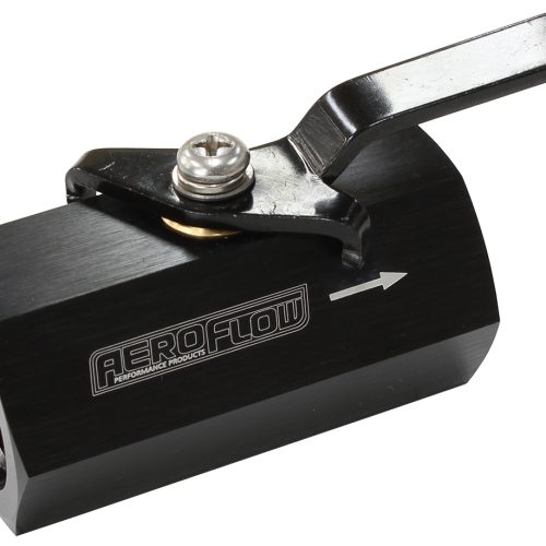 SHUT OFF VALVE -10ORB BLACK   FEMALE -10ORB PORTS