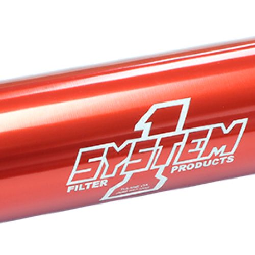 LONG INLINE BILLET FUEL FILTER-16AN, 11″ x 2-1/4″, 30 MICRON