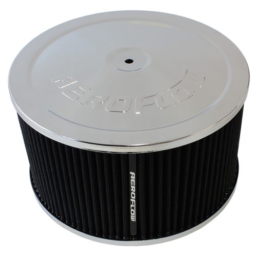 9″ X 5″  AIR CLEANER  ASSEMBLY7-5/16″ FLAT BASE CHROME COTTO