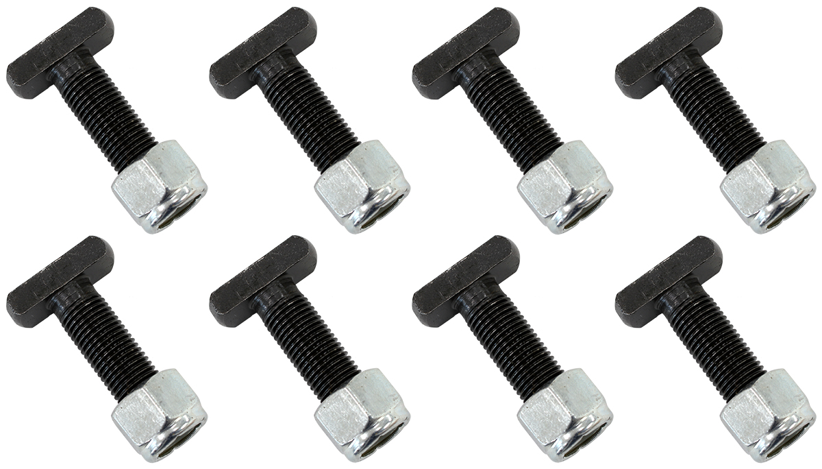 FORD 9" AXLE HOUSING T-BOLTS STUDS & NUTS PACK OF 8