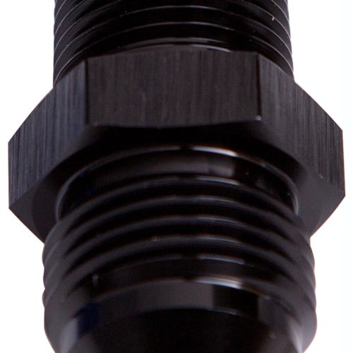 MALE FLARE -10AN TO 1/4″ NPT  BLACK MALE FLARE TO NPT ADAPTE