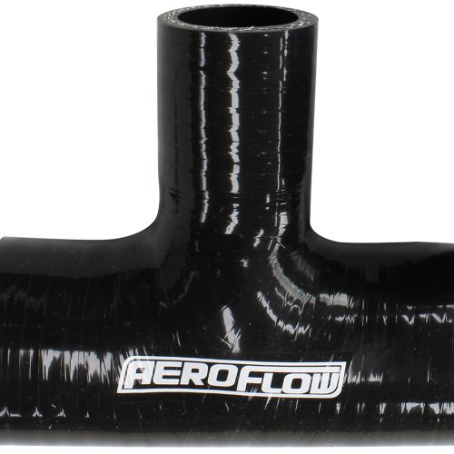 Silicone Tee piece 2″ 51mm    on run & 1″ 25mm on side,Black