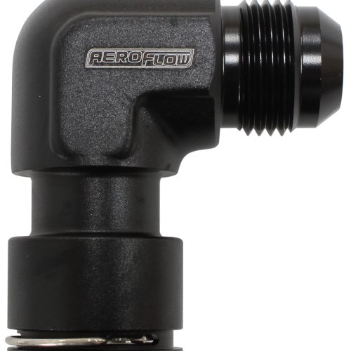 LSA S/CHARGER WATER FITTING 90DEG TO -10AN CLIP ON F/MAL