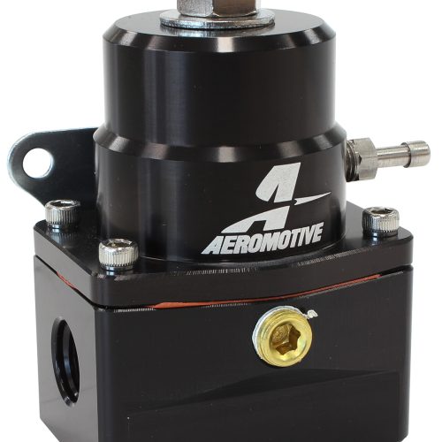 AEROMOTIVE BLK EFI BYPASS REG 2x -6 IN & 1x -6 RET 40-75PSI