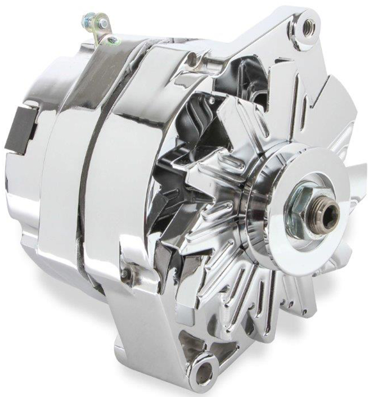 MR. GASKET CHROME ALTERNATOR LATE GM-DELCO 80 AMP SINGLE GR