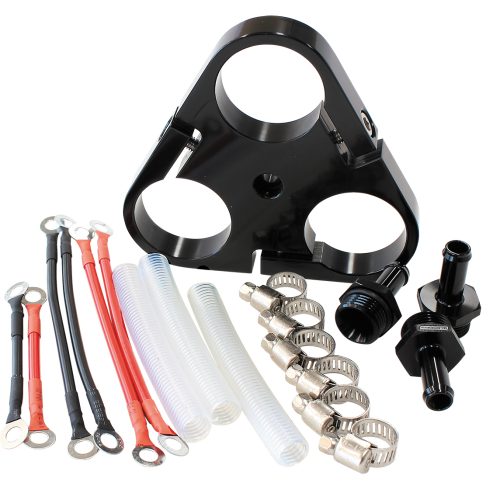 AEROFLOW TRIPLE 40mm PUMP     BRACKET & IN TANK HOSE
