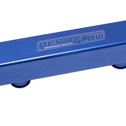 AUDI VW 1.8L 20V FUEL RAIL -8ORB INLETS / OUTLETS BLUE