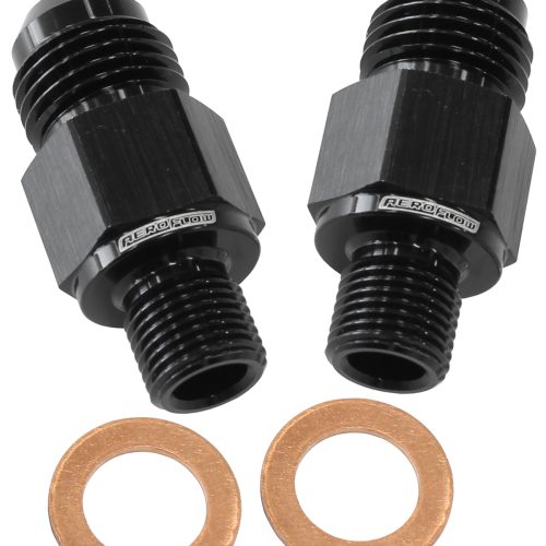C4 TRANS FITTINGS -6 x 1/8-27.BLACK 1/8-27″ STRAIGHT NPSM.