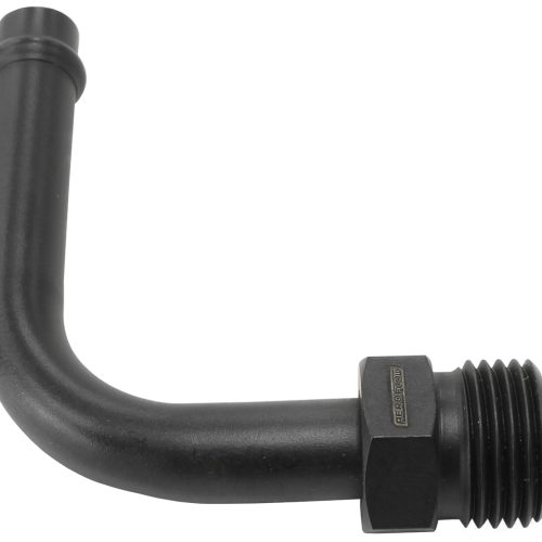 HOLLEY CARB INLET FITTINGS 5/8INVERTED TO 3/8″ BARB 90 DEG