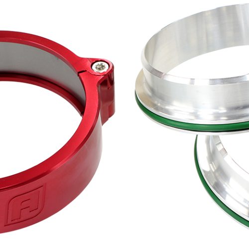 2.0″ BILLET INTERCOOLER CLAMPSQUICK CONNECT RED CLAMP