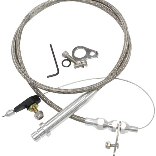 AEROFLOW KICKDOWN GM TH350    CABLE CHROME FINISH