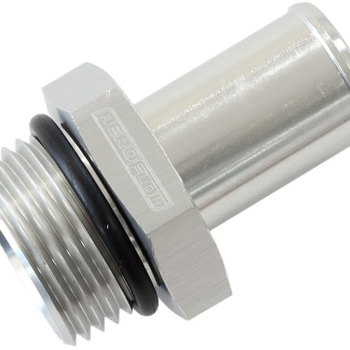 -12ORB TO 3/4″ PUSH ON BARB   SILVER