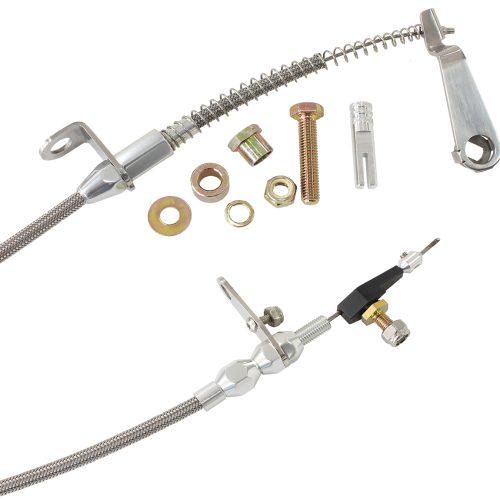 AEROFLOW KICKDOWN FORD AOD    CABLE CHROME FINISH